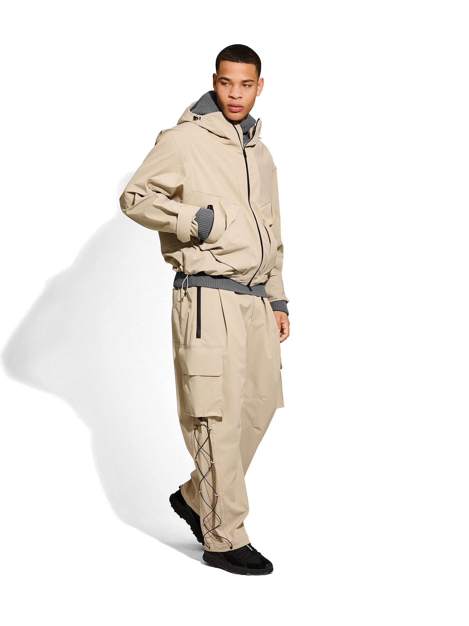 SHELL CARGO PARACHUTE PANTS
