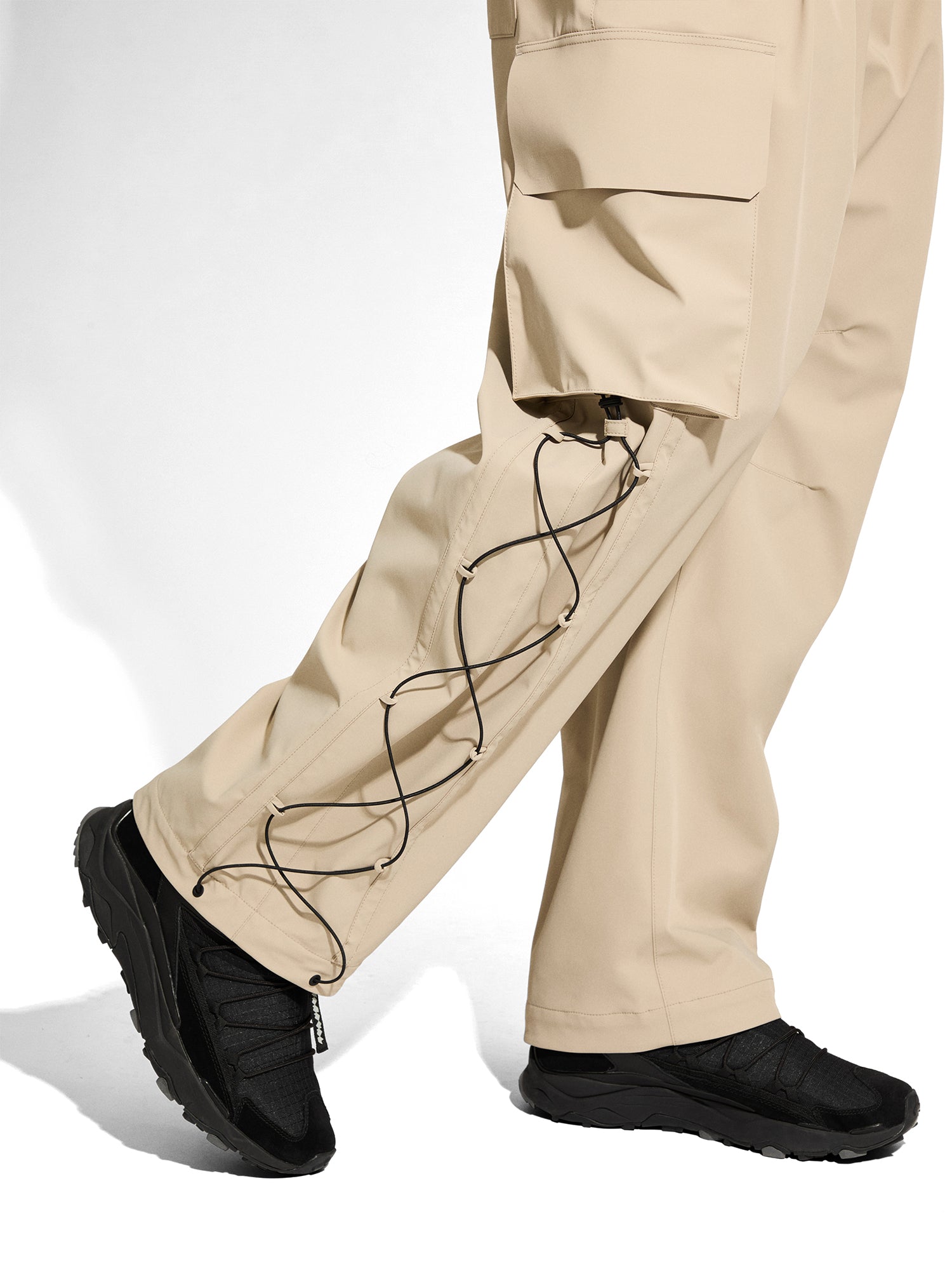SHELL CARGO PARACHUTE PANTS